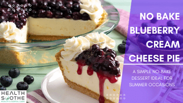 No bake blueberry cream cheese pie - Healthsoothe