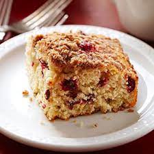 Cranberry coffee cake - Healthsoothe