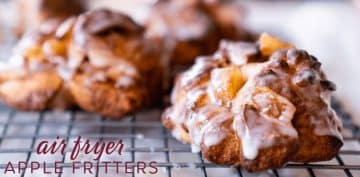 Air Fryer Apple Fritters - Healthsoothe