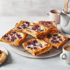 Blueberry Danish with Mascarpone - Healthsoothe
