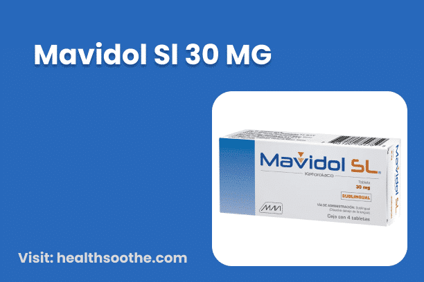 Mavidol Sl 30 Mg