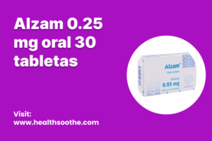 Alzam 0.25 mg oral 30 tabletas