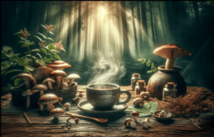 Mushroom tea
