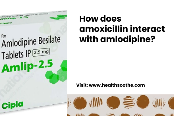 How does amoxicillin interact with amlodipine_