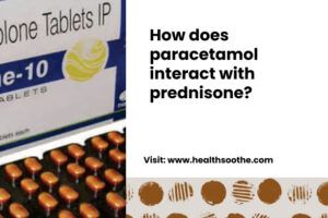 How does paracetamol interact with prednisone_