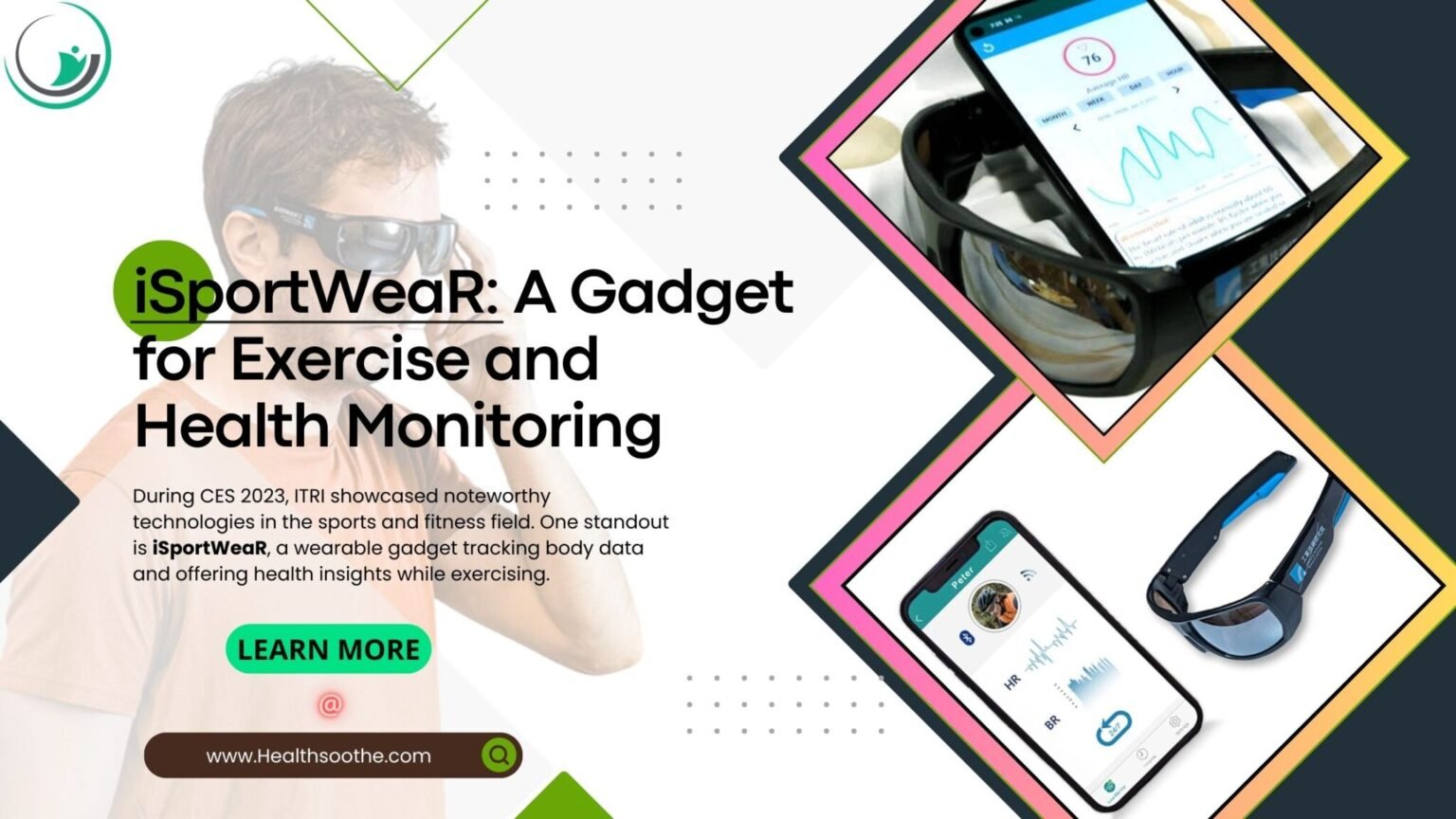 Review of the iSportWeaR: A Gadget for Exercise and Health Monitoring | All You Need to Know About This Wealth-Health Management Glasses iSportWeaR - Healthsoothe.com