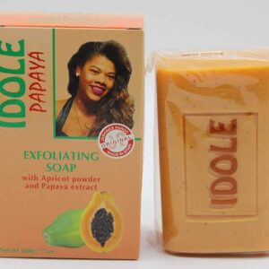 Idole Papaya Exfoliating Soap With Apricot Powder and Papaya Extract (7oz / 200g)