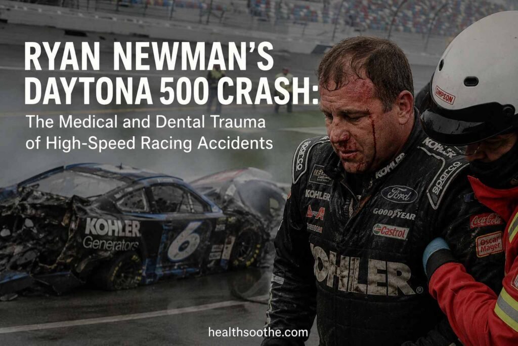 Ryan Newman’s Daytona 500 Crash: The Medical and Dental Trauma of High-Speed Racing Accidents Ryan Newmans Daytona 500 Crash The Medical and Dental Trauma of High Speed Racing Accidents